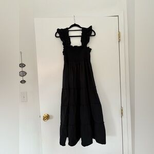 Hill House Ellie Nap Dress - Black Poplin